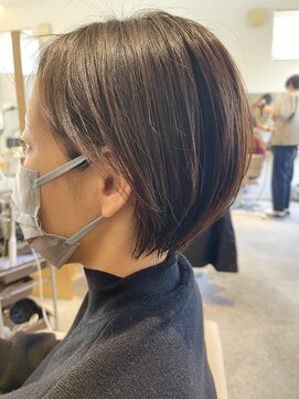 ラヴェストバイフレイスウェル(LOVEST by frace well) 【LOVEST服部】ショコラアッシュ/ショートボブ/ちょいモード