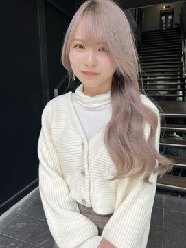 ロンド レア 天神大名店(Lond Le’a) ダブルカラー/インナーカラー/イヤリングカラー/ミルクティ/大名