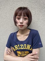 ミニボブ　デザインボブ　小顔