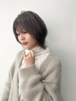 小森谷,黒髪,ボブルフ,ネビージュ,小顔,イメチェンa17