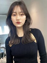 サイン 渋谷(SIGN)&nbsp;美髪エアリーロングピンクブラウン切りっぱなしボブ