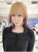 デザインカラールーツカラー毛先カラー