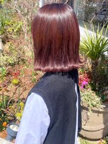 マフェラダー(mahae RUDDER)&nbsp;チェリーレッド×ブラウン