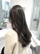 エアー 青山(AIR)&nbsp;オリーブグレージュ/ダークグレージュ/韓国風ロング/10代.20代.