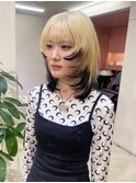 ブロンド×エンドカラー