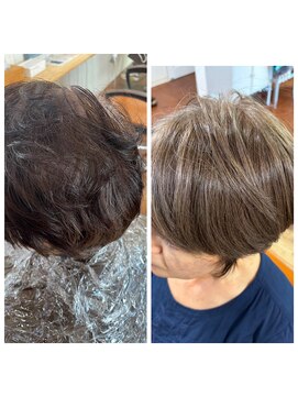 ヘアーサロン凛 脱白髪染め