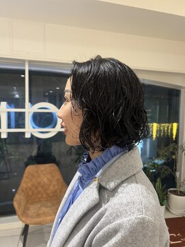 マージュ ギンザ(marju GINZA) 黒髪ボブパーマ