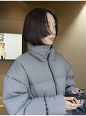 ブリーチなし　オリーブグレージュ　オリーブアッシュ