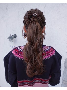 シェミール(CHEMIR) 結婚式参列セット×ポニーテール【四日市】