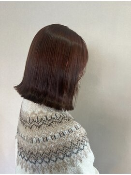 ヘアーアートミュージアム(Hair Art Museum) 切りっぱなし/チェリーブラウン/暖色カラー