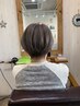 ”ダメージレス”白髪染めカラー＋カット+トリートメント
