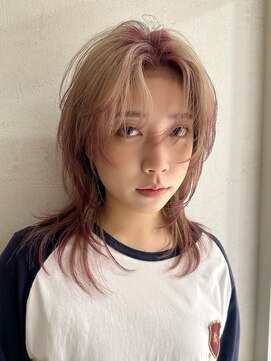 パーク(PAAQ) ハッシュカット/デザインカラー/ピンクカラー/エンドカラー