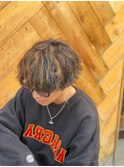 ツイストスパイラルパーマポイントカラーマッシュ札幌西区美容室