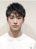 小顔ツーブロックショート/ビジネスヘア/爽やか/清潔感/2030代
