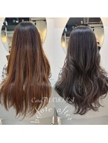 カラ フクオカ(Cara FUKUOKA)&nbsp;ショコラグレージュ&レイヤーカット《福岡髪質改善》