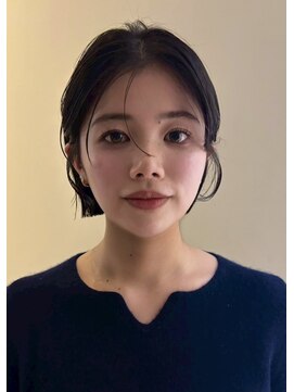 ノイ 銀座(noi) 顔周りレイヤーカットグレージュカラーくびれボブショートカット