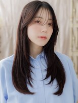 カバーヘア イヴ 戸頭店(COVER HAIR EVE)&nbsp;顔回りレイヤーカット小顔ストレートロングa戸頭20代30代40代