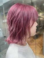 レンネ(Renee) 外はねボブ×ピンクバイオレット