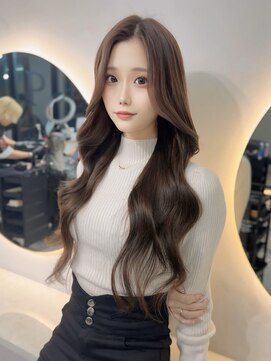 ラピス 福岡天神店(Lapis) アッシュブラウン×エクステ80枚