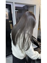 オール(Oar) ☆ブリーチなしグレージュ×髪質改善トリートメント