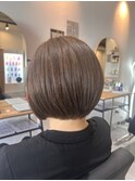 丸みショートボブ
