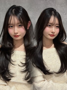 アンダーバーホワイト(_WHITE) ヨンモリレイヤー/艶髪