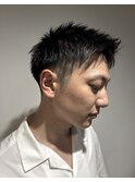 メンズツーブロック×束感ショート♯58京都駅