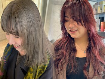 スタイル スマート サロン(STYLE smart salon)の写真/艶感たっぷり◎種類豊富なカラー剤で、透明感カラーや暖色カラーが人気！[藤沢/カラー/透明感カラー]