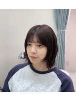 ネウィ 広島(newi) レイヤーボブ × ボルドー