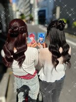 アイトーキョーエス 渋谷(AI TOKYO S)&nbsp;ハーフアップ/お団子ハーフアップ/渋谷ヘアメ