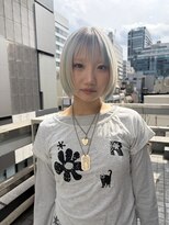 エイト プラット 渋谷2号店(EIGHT plat)&nbsp;ホワイトブロンド　アイスブルー　　6/16