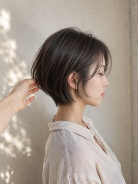 ジ オスカー(THE OSCAR) ＊丸みショートボブで横顔美人に＊マエダカナコ＊