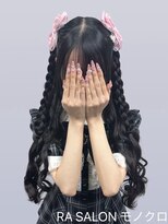 アールエーサロンモノクロ 秋葉原(RA SALON モノクロ)&nbsp;【推し活ヘアメ】三つ編みハーフツイン