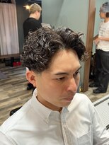 スタンドバーバー 柏(STAND BARBER)&nbsp;リバースセンターパート/ニュアンスパーマ/ダウンバング/柏