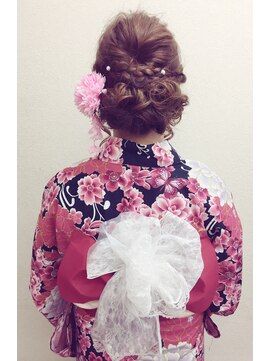 ビューティーサロンワタナベ 本店 編み込みヘアーセット