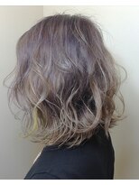 ヘアーアンドアート ルミナ(HAIR&ART LUMINA) パープルパールとイエローのアクセント