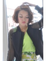 クラン(clan)&nbsp;斜めバング大人可愛いメルティカラー