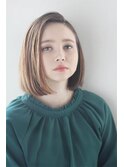 透明感のあるカラーで洗練されたボブstyleに♪