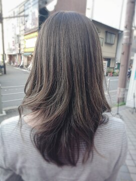 ウノプリール 京橋店(uno pulir) シルキーホワイトベージュロング