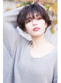 『AUSTIN銀糸町』くせ毛風無造作カール×丸みショートボブミディ