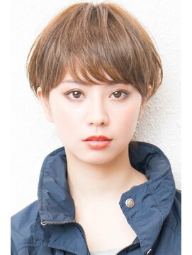 モニカ 西宮北口(Monica) アシメショートエアリーショートグレージュナチュラルボブ