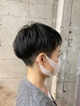 オッソ(OSSO) ナチュラルショート_エアリーミディショートパーマ