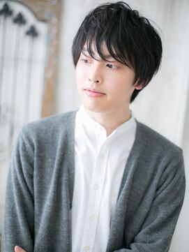 モッズヘア メン 南越谷南口店(mod's hair men) ビジネスも◎黒髪ウェット束感ショートK