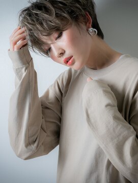 カバーヘア 上尾西口店(COVER HAIR) 外国人風大人ハイライト小顔束感ショート201v上尾20代30代40代