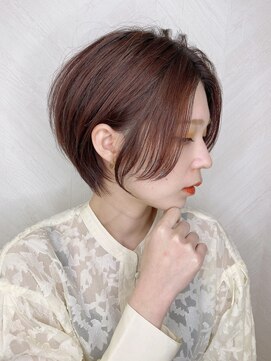 ロンド ストラーダ 心斎橋(Lond strada) ショート×ハイライト白髪ぼかし×シルキーベージュ[心斎橋]