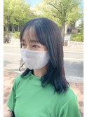 ふんわり外ハネセミロング