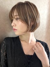 ジルブラン 国分寺(JIL BLAN) 大人ショートヘア/ハイライトカラー/シルキーベージュ[国分寺]