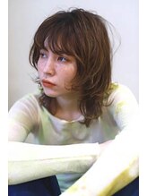 ボニットヘアデザイン(bonitto hair design)&nbsp;ミディアムレイヤー×ウルフ