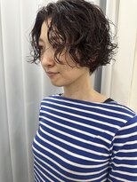 エフ ヘアーアンドリラクゼーション(F. hair & relaxation) 【F.】中崎町20代30代ハンサムショートパーマ