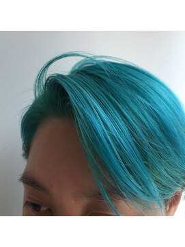 ネオフィリア 沼袋店(NEO PHILIA) ターコイズブルー×2ブロショート